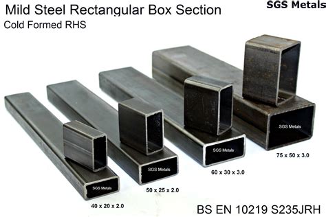 mild steel box section strength|rectangular box section steel sizes.